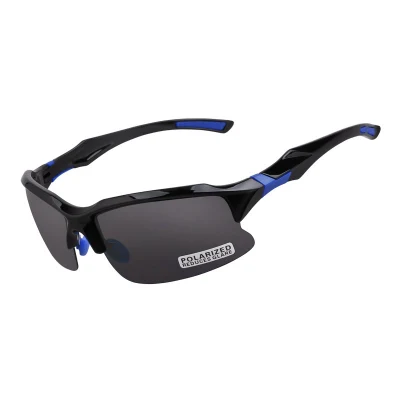 Classic Half Frame Polaraized Sun Glasses for Fishing Men Driving MTB Cycling Eyewear Recycled Sunglasses