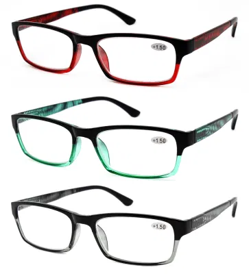 New Style Red Plastic Frame Reading Glasses