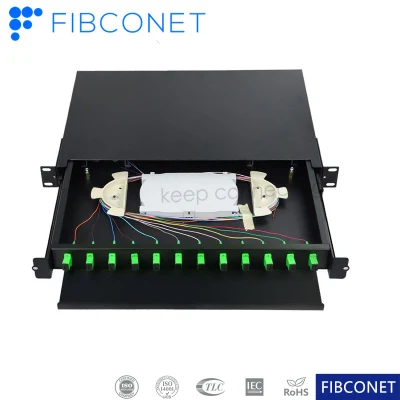  FTTH Fiber Optic Equipment Dof 48 Port LC Dx Fiber Optic Distribution Frame