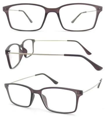 New Plastic Injection Reading Glasses with Metal Temple for Men