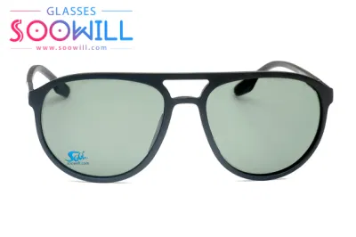 Designer Sunglasses Famous Brands Double Bridge Sunglasses Shades PC Black Sunglasses UV400 Men Women