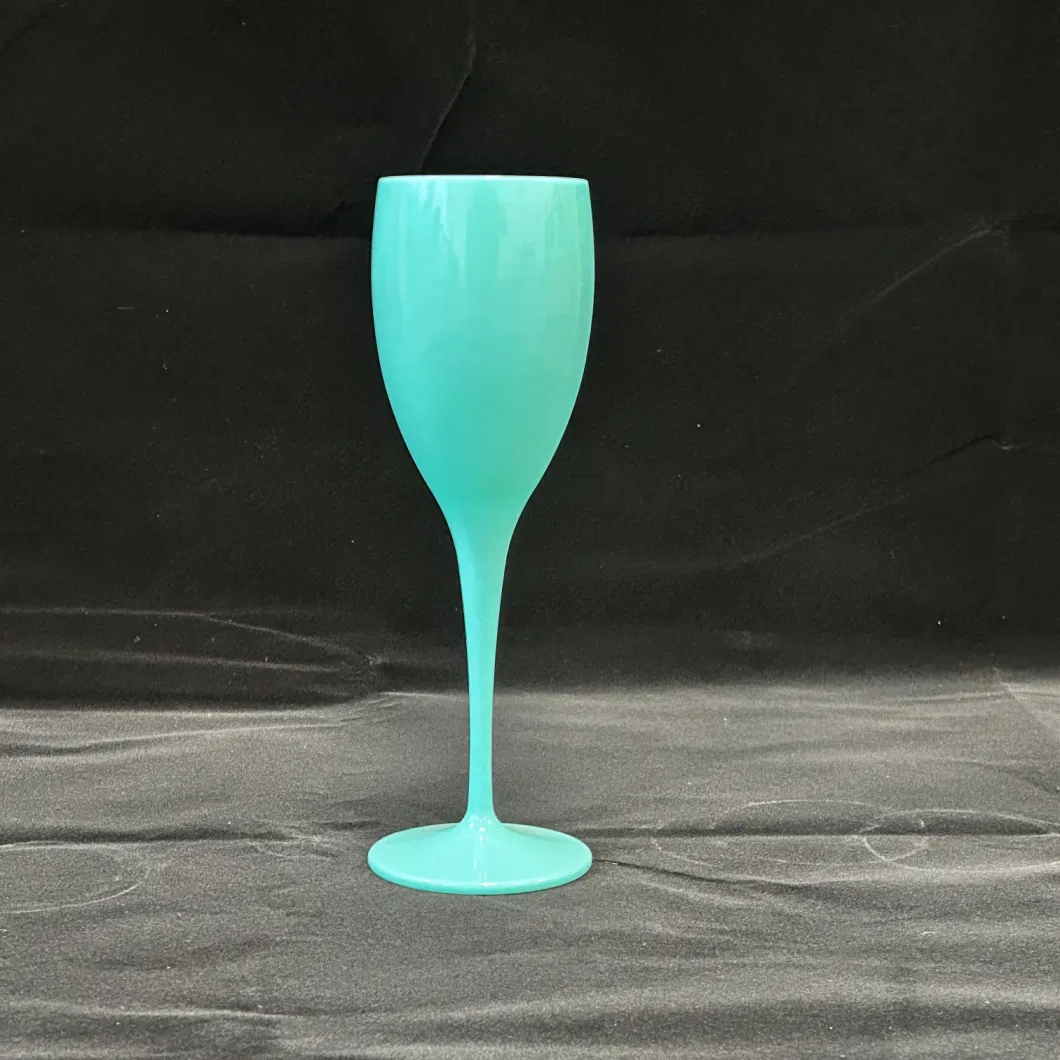 Bst Personalized Champagne Cups High Quality Custom Plastic White Wine Glasses Goblet Wine Glass