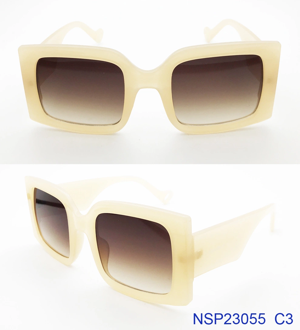 2023 Wholesale Popular New Big Outdoor Designer Unisx Luxury Fashion Square Personality PC Fram High Quality Sunglasses