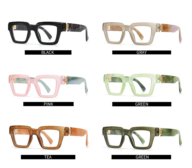 Custom Logo Computer Glasses Eyewear Eyeglasses PC Blue Light Frame Reading Glasses Blue Light Glare Blocking Eyewear Anti Blue Light Blocking Glasses