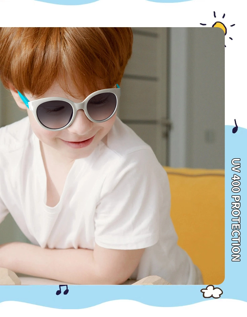 Unisex New Design Baby Kids PC Plastic Sunglasses Sun Glasses in Stock Children Fashion Sunglasses