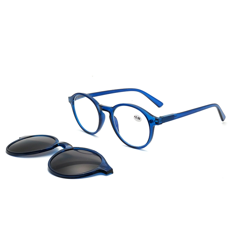 Cat Eye Polarized Clip on Sun Reading Glasses Blue Light Blocking Myopia Glasses Female Eyeglass Frame