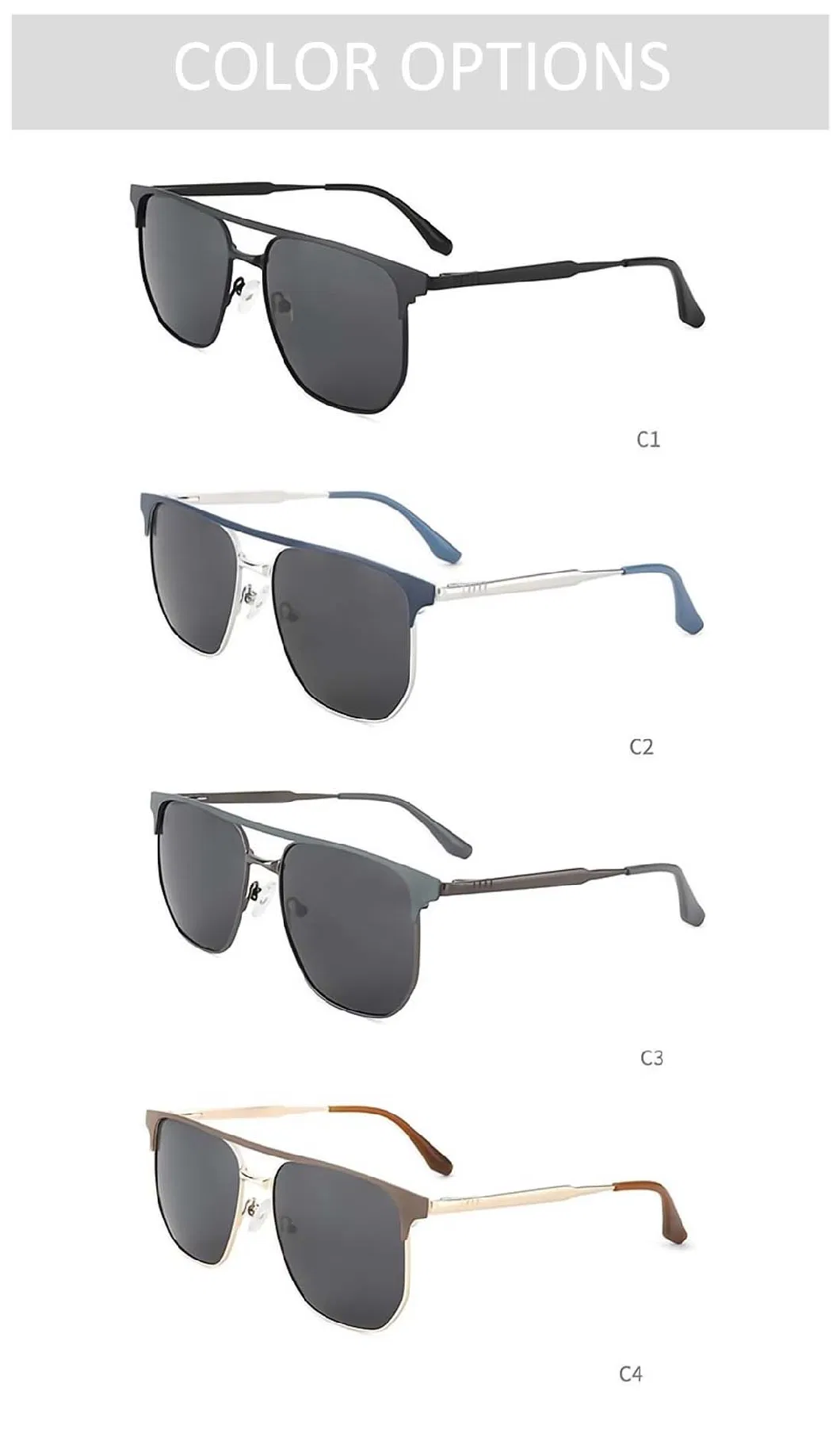 Gd Male and Female Business Style Stylish Premium Metal Sunglasses