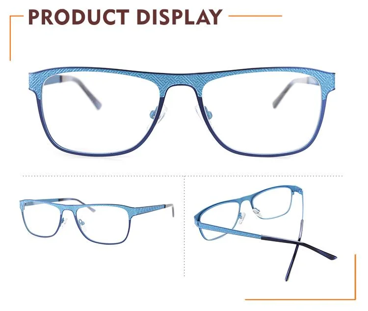 Special Metal Square Frame Man Optical Eyewear Reading Glasses