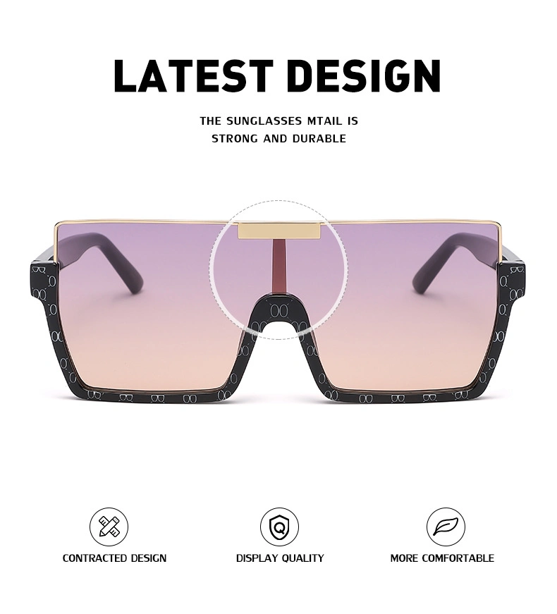 Half Frame Oversize Falte Top Fashion Sunglasses Shades