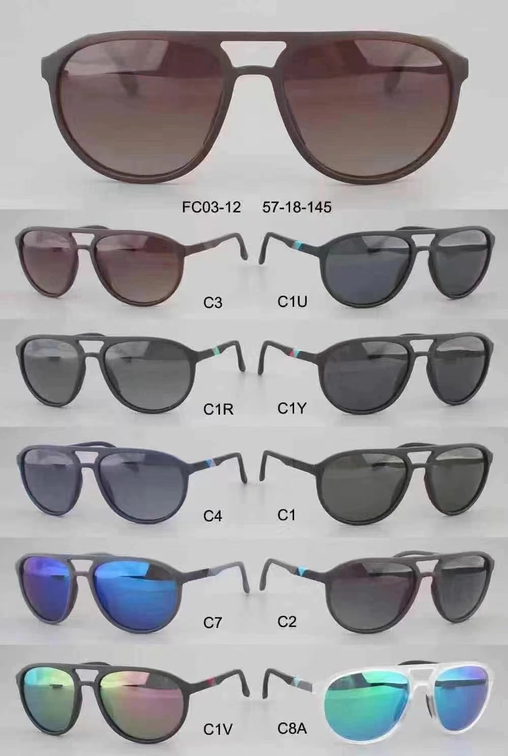 Designer Sunglasses Famous Brands Double Bridge Sunglasses Shades PC Black Sunglasses UV400 Men Women