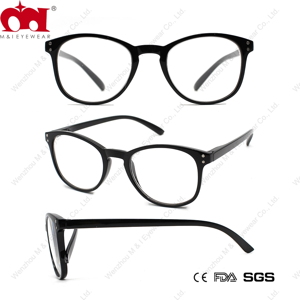 Promotion Classic Oval-Shaped Reader Gental Unisex Demi Reading Glasses (WRP21007)