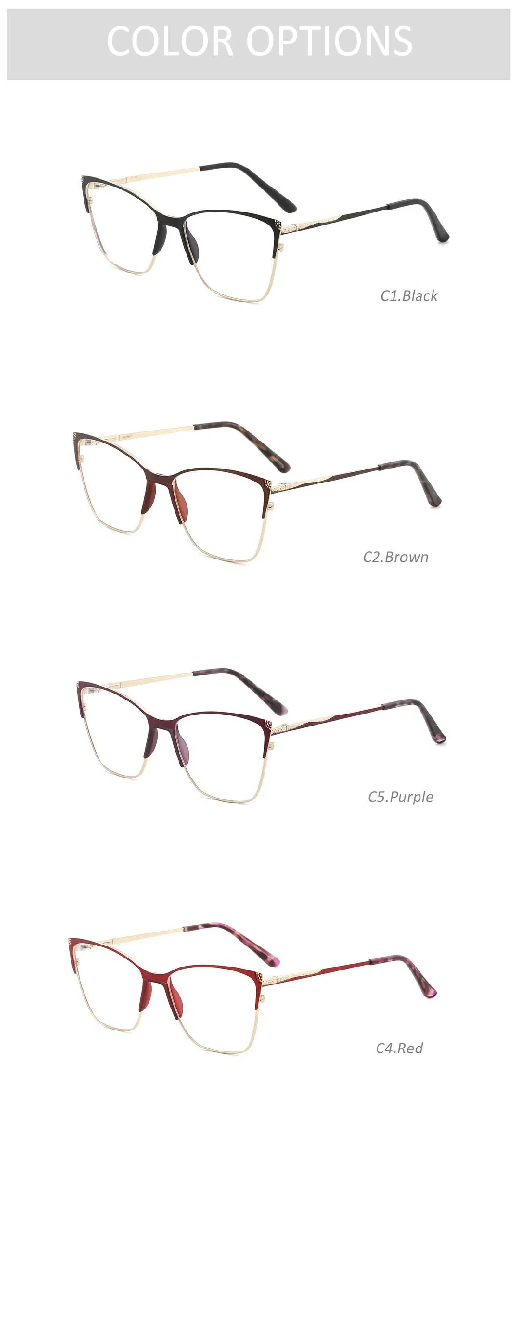 Classic Fashion Optical Frame Rectangle Frame Tr90 Reading Glasses