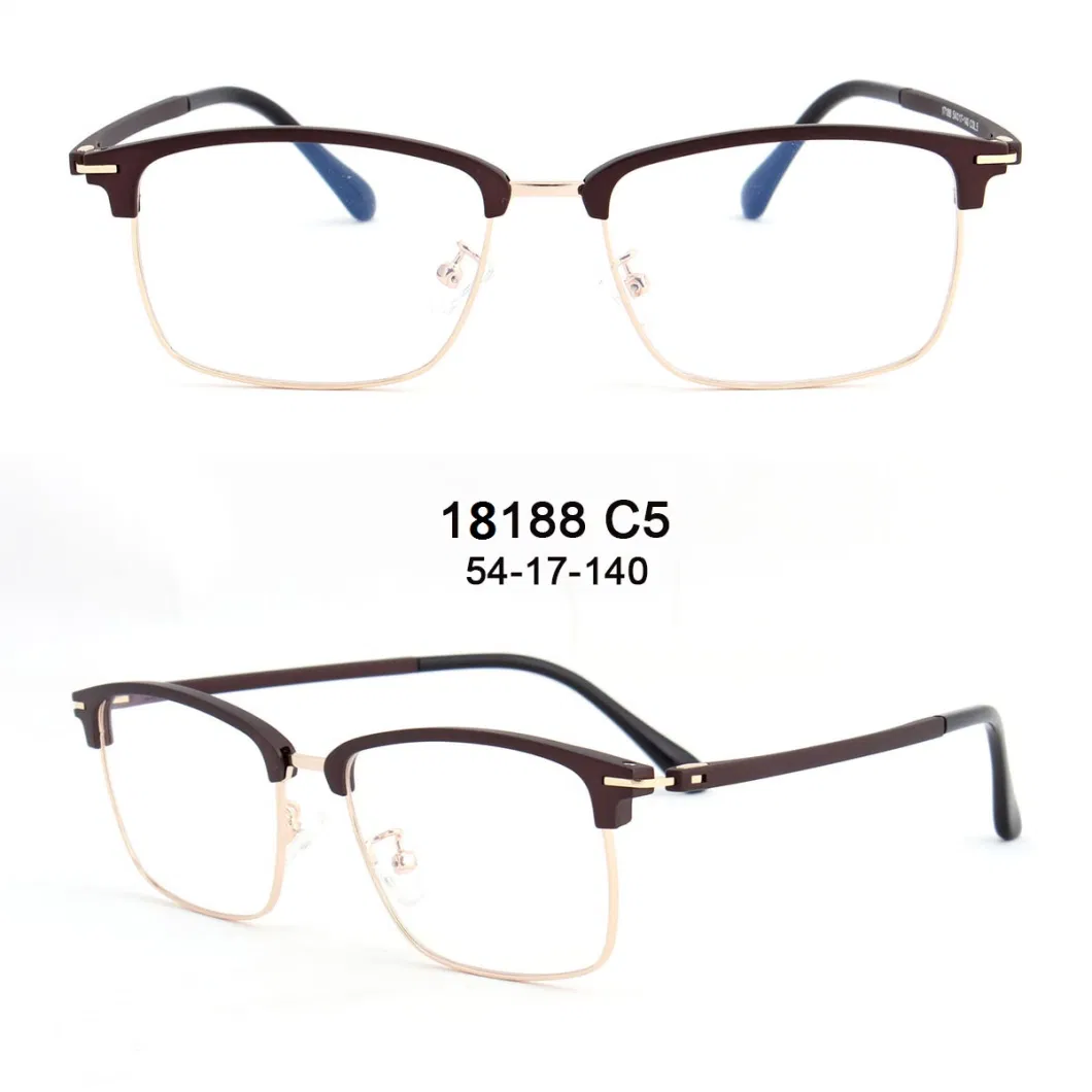 Hong Kong Fair Classic Gentlmen Half-Rim Spectacle Optical Frame