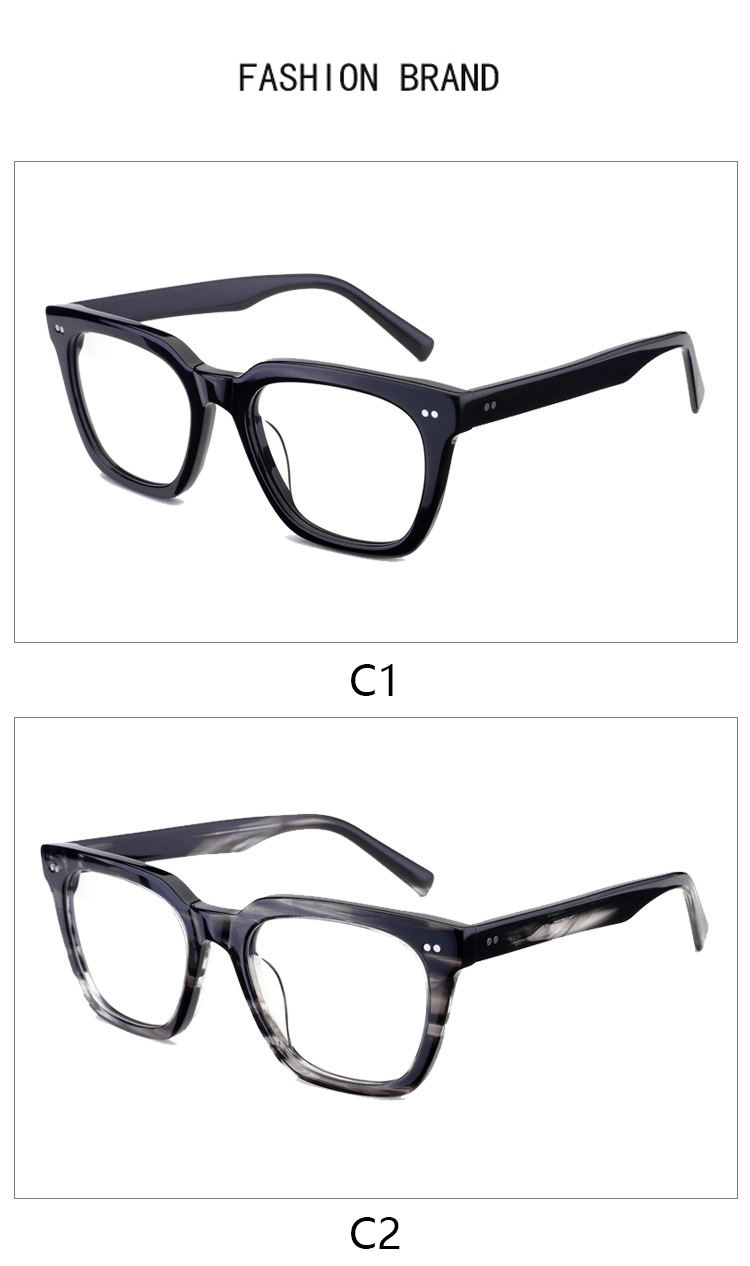 New Spectacle Luxury Anti Blue Light Acetate Custom Reading Designer Eyeglass 2023 Frames Eyewear Women Men Glasses