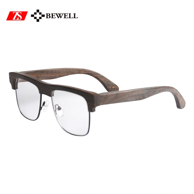 Popular Fashion Design Wood Reading Glasses with Spring Hinge