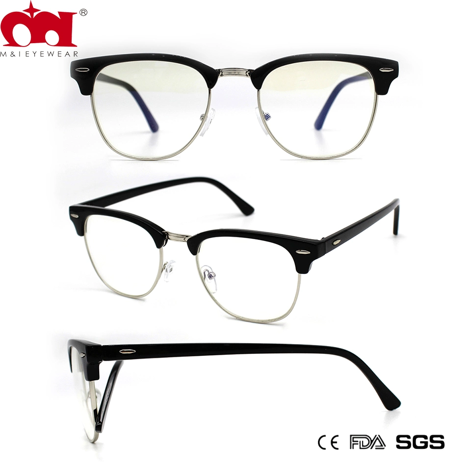 Multicolor Eyebrow Frame Fashion Half Rim High Quality Popular Reading Glasses (WRP20017)