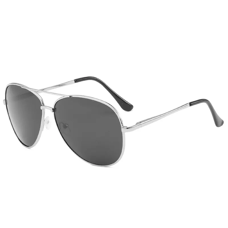 Stock Sun Glasses UV 400 Mens Retro Metal Vintage Driving Finishing Polarized Sunglasses with Case