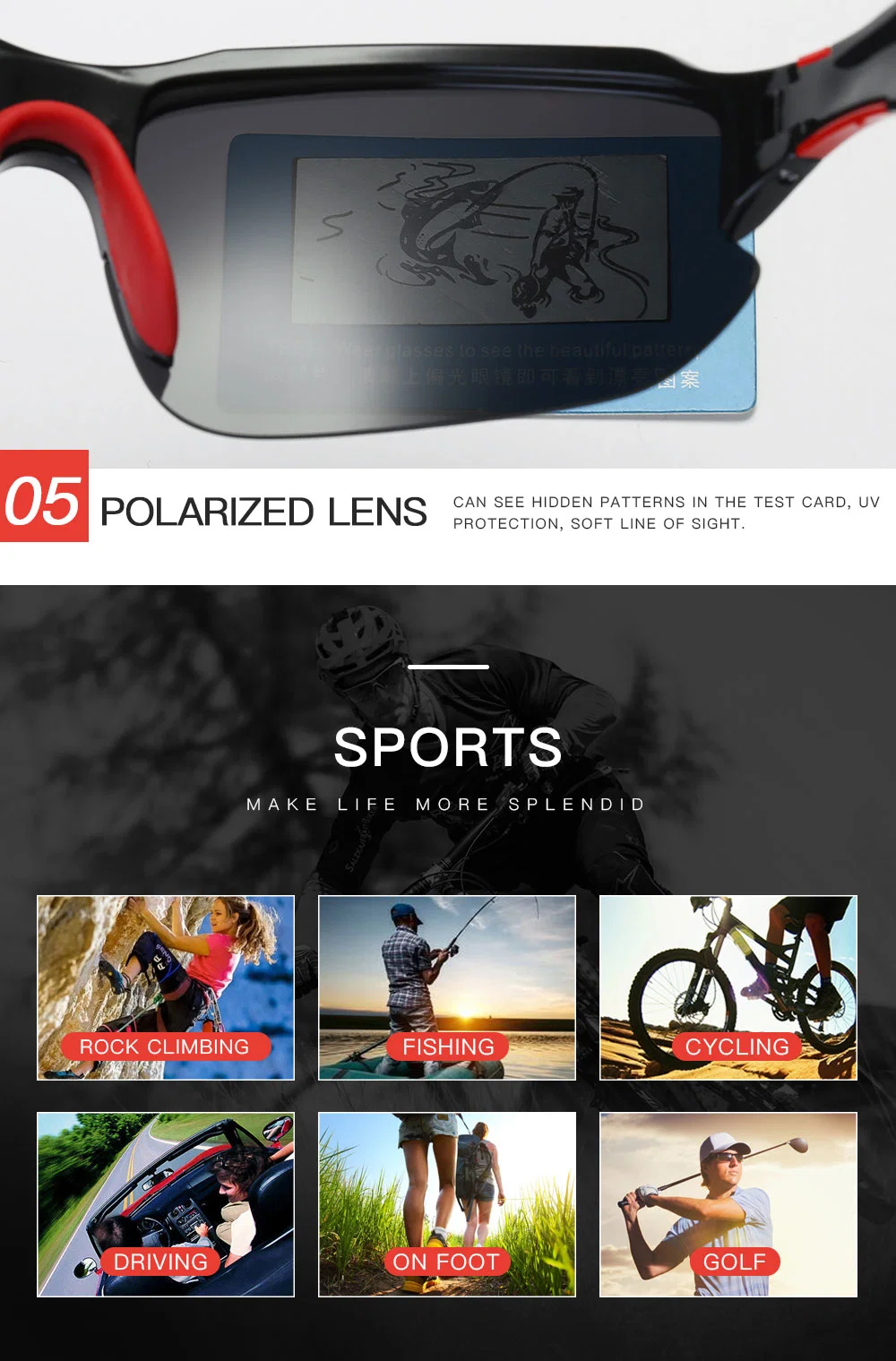 Sports Custom Bike Bicycle Cycling Glasses Men Polarized Sports Sun Glasses for Men Outdoor Eyewear Bike Women Sunglasses