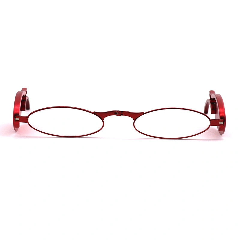 Magnivision Mens Women Foldable Metal Fold up Flat Mini Full Frames Optical Folding Reading Glasses 2021