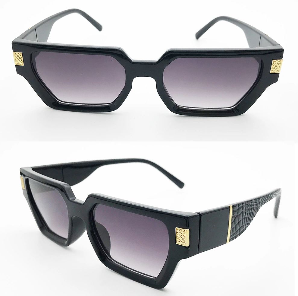 2023 Luxury Fashion Personality PC Fram High Quality Big Len Wholesale Popular New Women Sunglasses