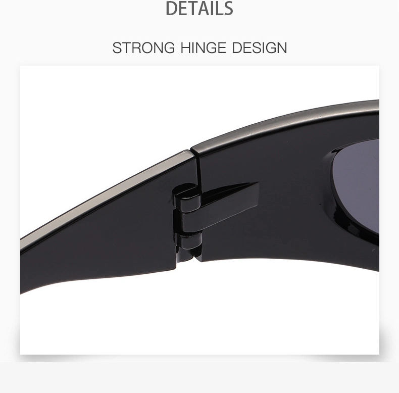 New Oval Moon Riding Oversized Sunglasses High Quality Unisex PC Eyewear Designer Sun Glasses Men Women