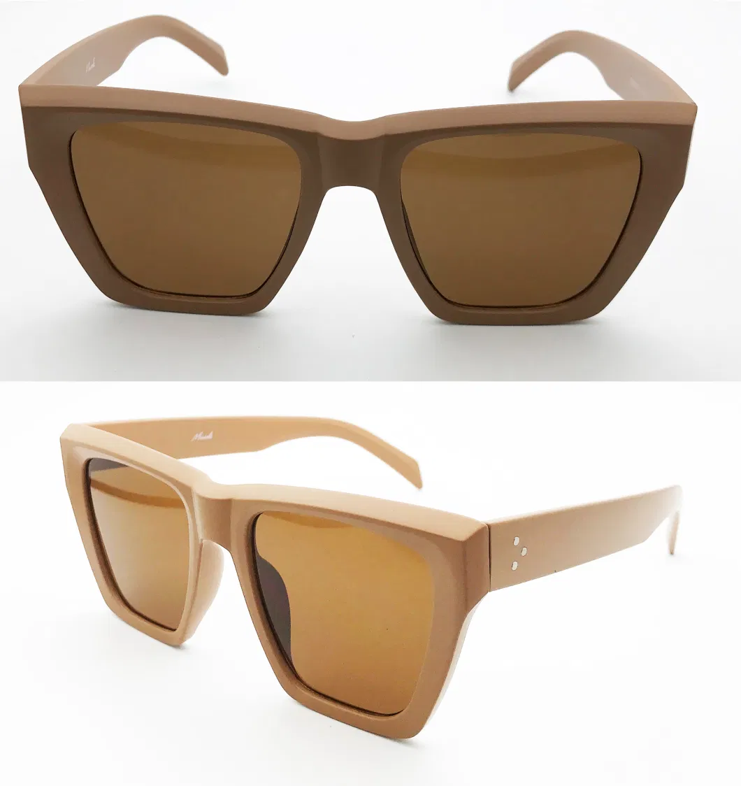 2023 Regular Rectangle Luxury Fashion Personality PC Fram High Quality Unisex Big Len Sunglasses