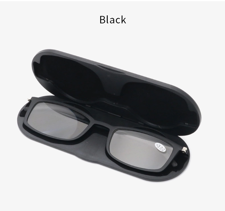 Mens Thin Lenses Ce Reading Glasses Design Optics Reading Glasses with Case