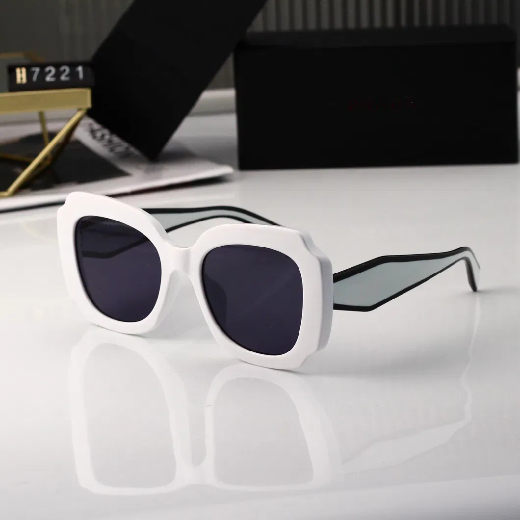 2023 Fashion Glasses Women Black Branded Designer Luxury Unisex Sunglasses for Men