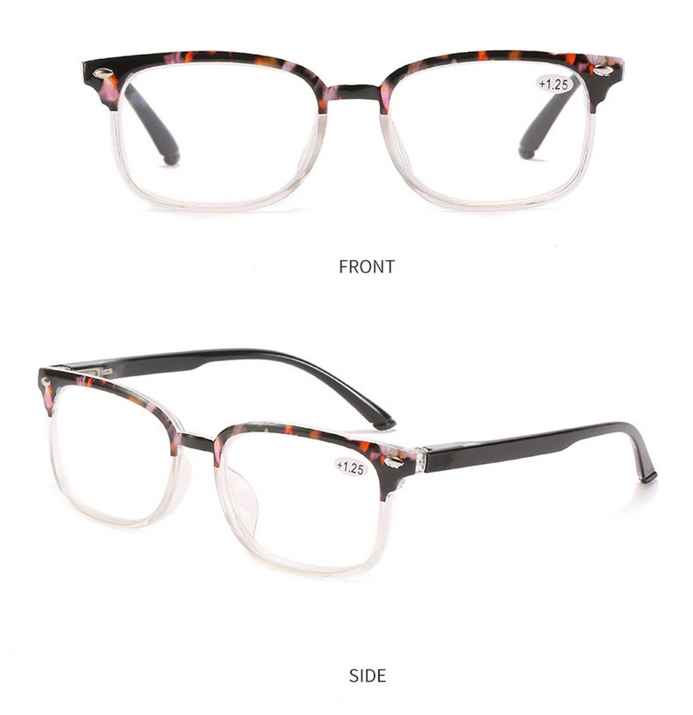 New Arrival OEM High Quality Full Rim PC Square Frame Reading Glasses