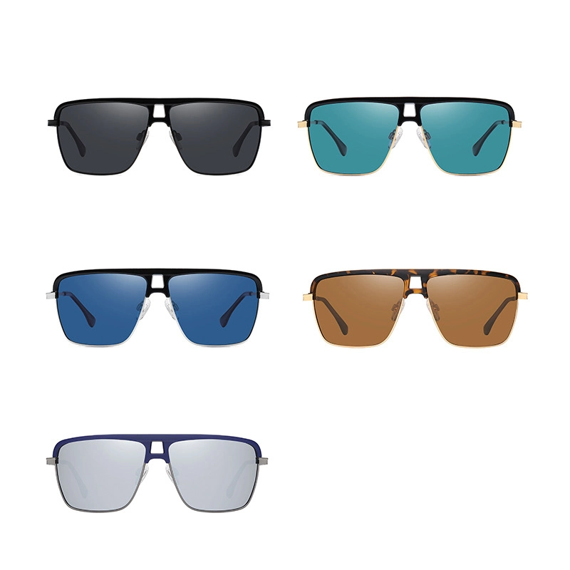 Fashion Mens Polarized Sun Glasses Metal Tr90 Made Tac Sunglasses Italy Design 3337