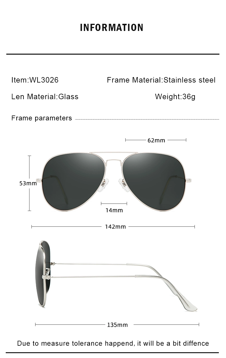 2021 Hot Selling Sunglasses Wholesale Cheap Price Men Fashion Stainless Steel Metal Sun Glasses