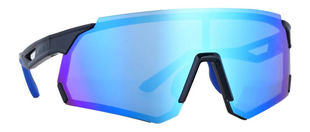 Basic Customization Men Sports Sunglasses Bike Bicycle Cycling Glasses Custom UV400 Interchangeable Outdoor Polarized Run Fishing Golf Sports Sunglasses