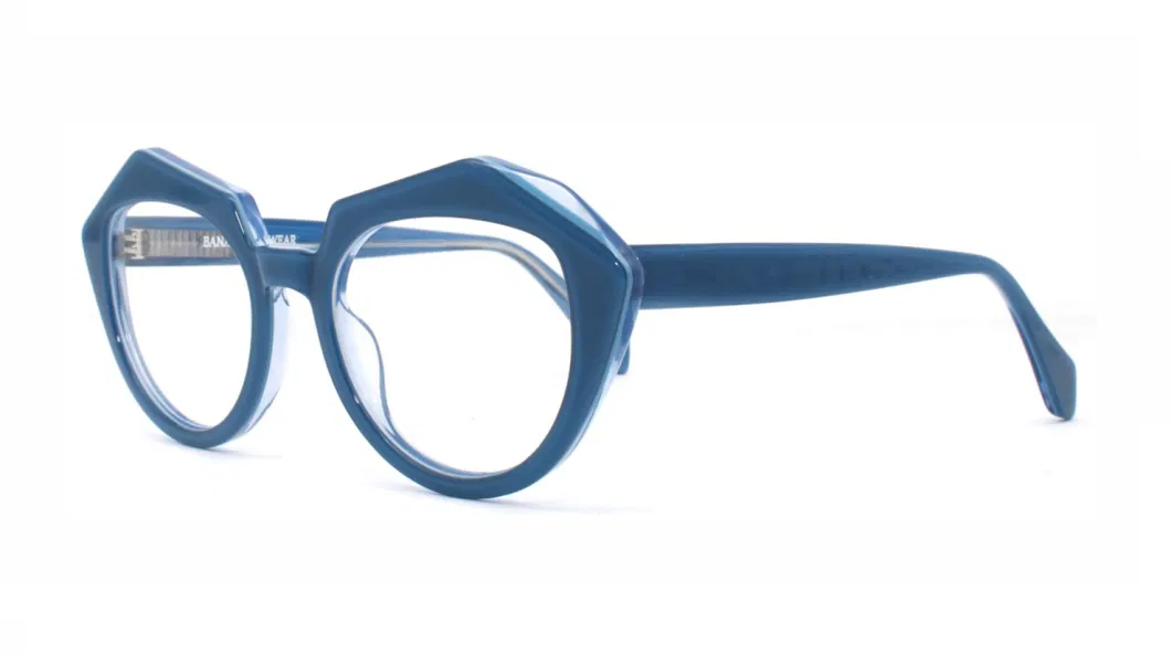 Designer Fashion Optical Eyeglasses Lady Acetate Eyewear Vintage Frames