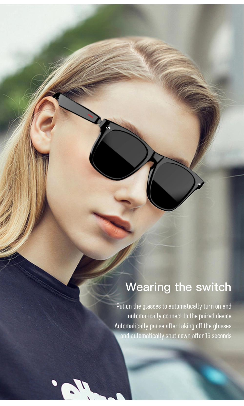 2022 Sell Well New Type Smart Eyewear Smart Reading Glasses