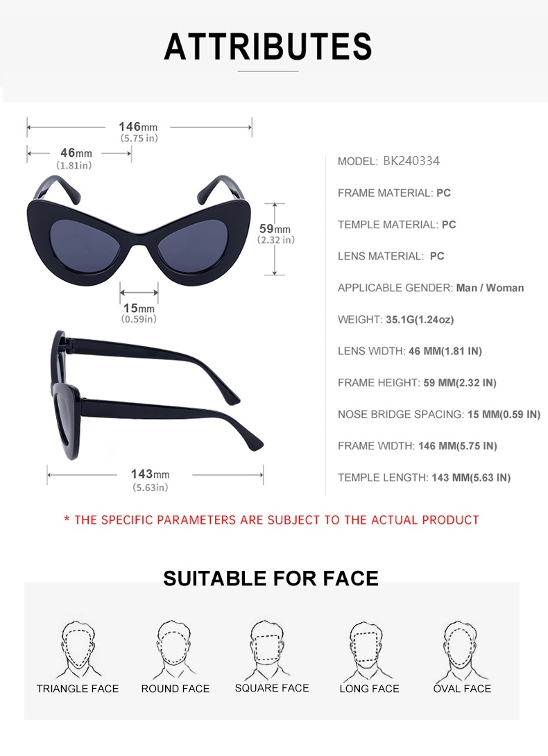 High Quality Sunglasses Frame Mens Wholesale UV400 Sun Glasses Custom 2024