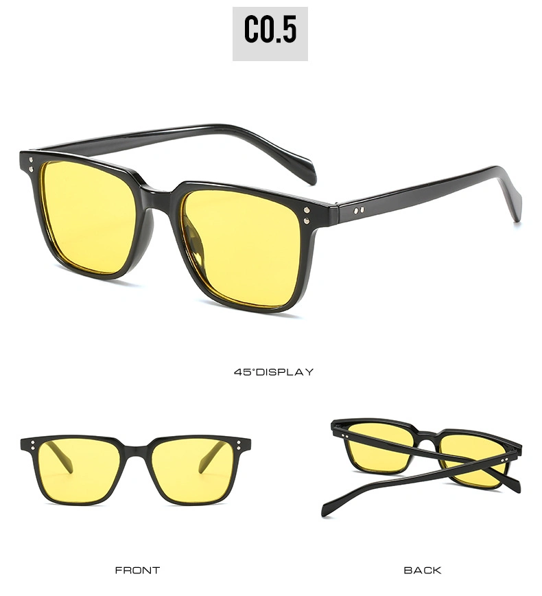 2023 Fashion Womens Mens Classic Vintage Retro Square Trend Sunglasses