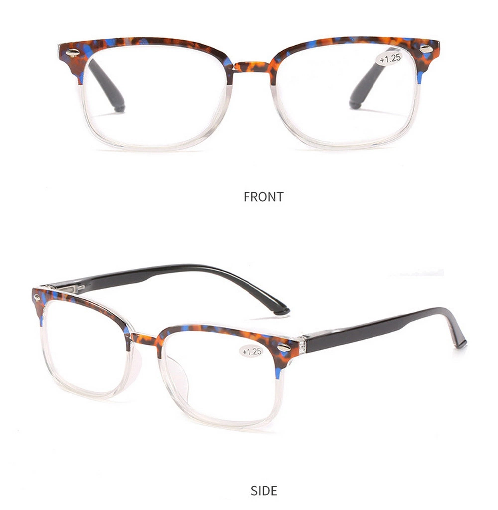 New Arrival OEM High Quality Full Rim PC Square Frame Reading Glasses