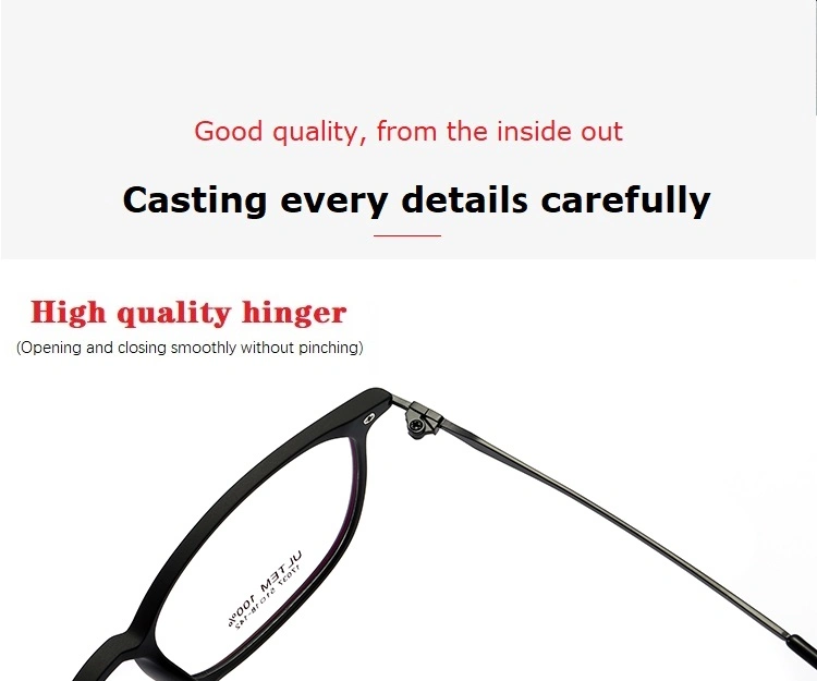 Myopia Prescription Spectacle Eyeglasses Frames for Men
