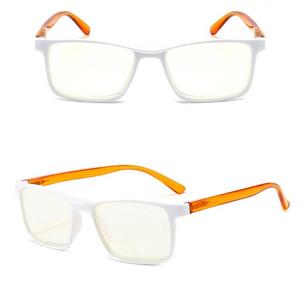 New Arrival OEM High Quality Full Rim PC off-White Color Rectangle Frame Reading Glasses