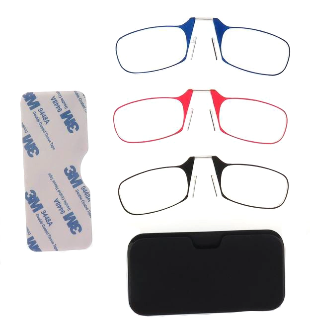 Portable Silicone Light Weight Clip on Cheap Mini Folding Foldable Reading Glasses