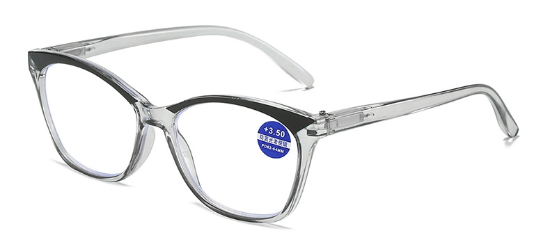 New Fashion Anti-Blue Reading Glasses HD Spring Legs for Men and Women Elderly Reading Glasses Far-Sighted Reading Glasses