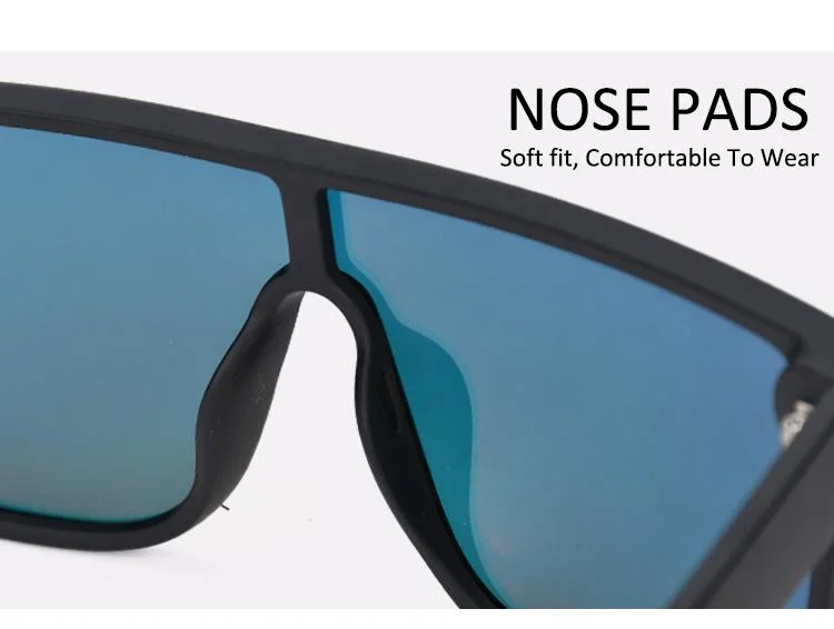 New Arrivals Europe and America Fashion Trend One-Piece Polarized Sunshade Oversize Sunglasses