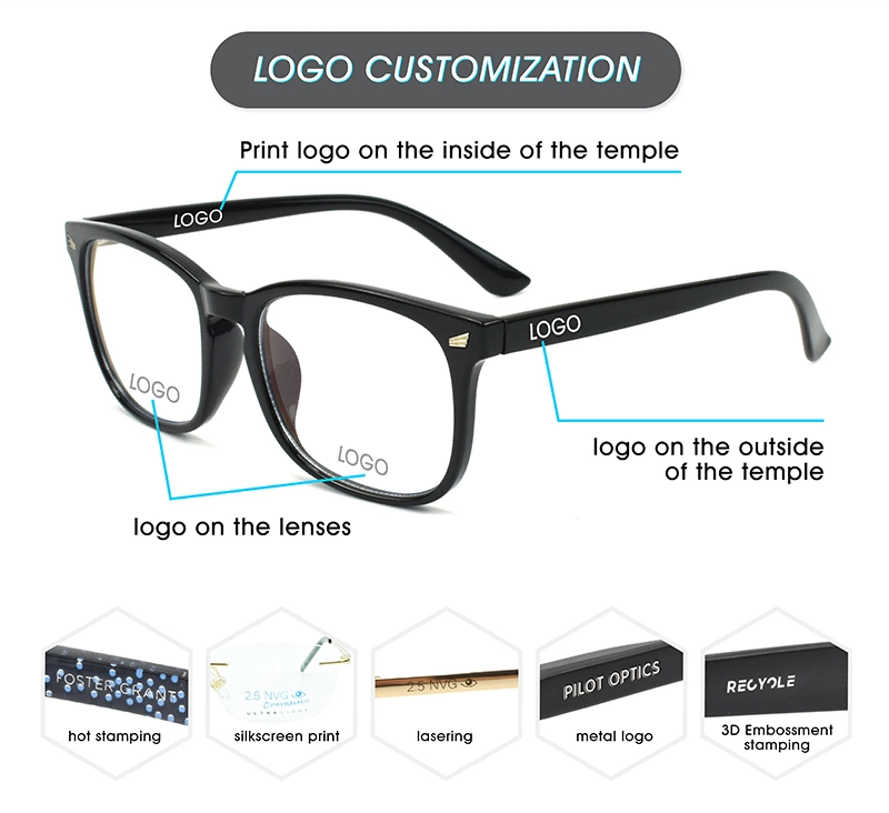 Pilot Optics 2023 New Design Light Cat Eye Custom Reading Glasses