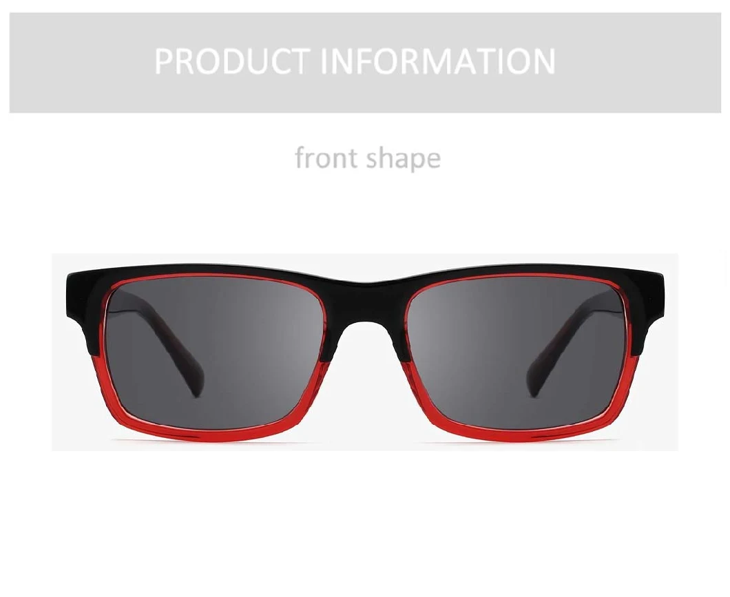 Gd Classic Double Color Acetate Sunglasses Ready to Stock Acetate Sun Glasses UV400 Anti-UV Mirror Eyeglasses