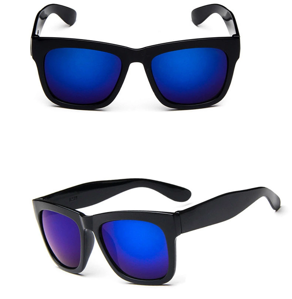Polarized Sunglasses for Men and Women Black Frame Sun Glasses Mirror Lens Wyz12955