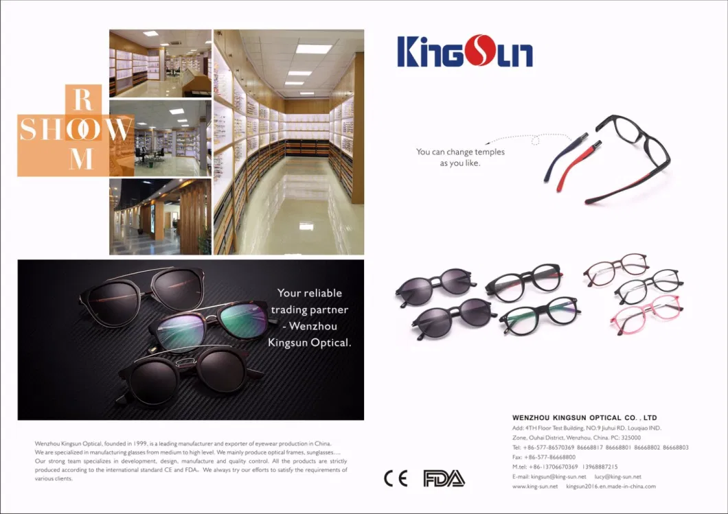 Fashion Eyeglasses Optical Frames in Acetate Kf1269