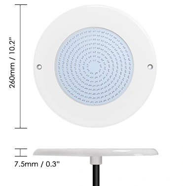 Casing Pipe PC 35W RGB Resin Filled DC12V External / WiFi Control 4 Wires Connection LED Pool Light Surface Mounted LED Swimming Pool Light