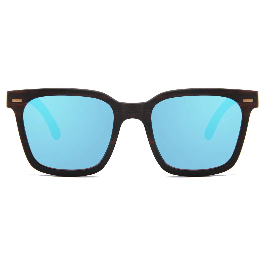 2023 Fashion Wood Sunglasses Glasses Women Shades Sun Glasses Sunglasses Anti-UV Ray Bamboo Sunglasses Custom Logo Wood Eyewear