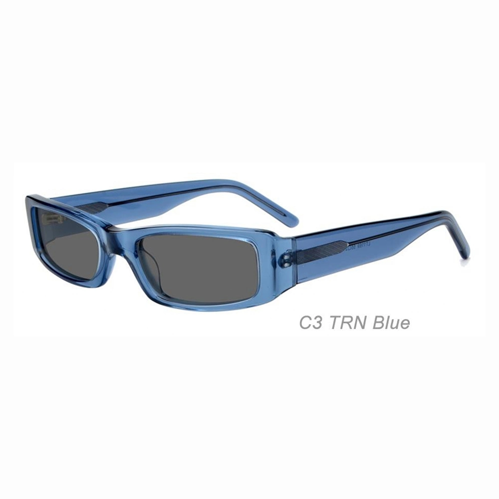 Fashionable Best Design Rectangle Shape Sun Shades with Tac Lens Sunglasses