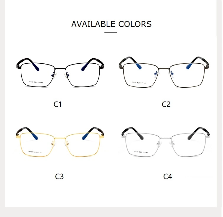 Fashion China Wholesale Plastic Cheap Spectacles Metal Eyewear New Model Optical Frame